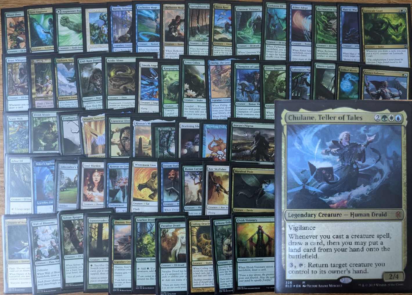 Chulane, Teller of Tales - Bant Combo EDH Deck (Custom 100 Card Commander Deck)